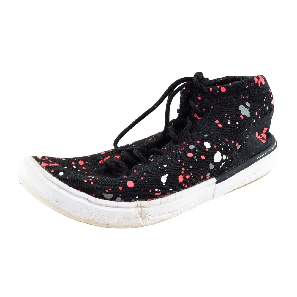 Under Armour Youth Boys Shoes Sz 5 M Black Fabric Running